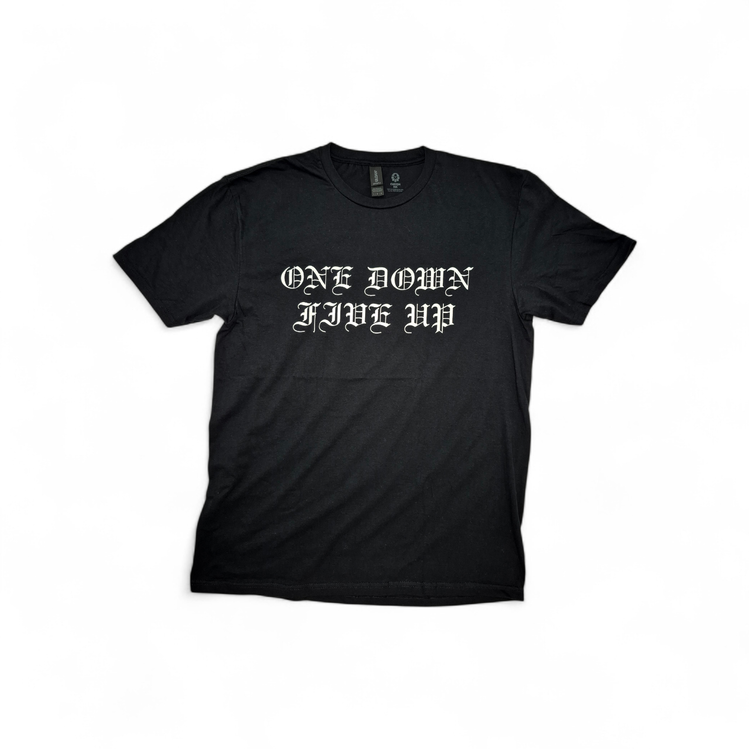 "ONE DOWN FIVE UP" SHORT SLEEVE TEE